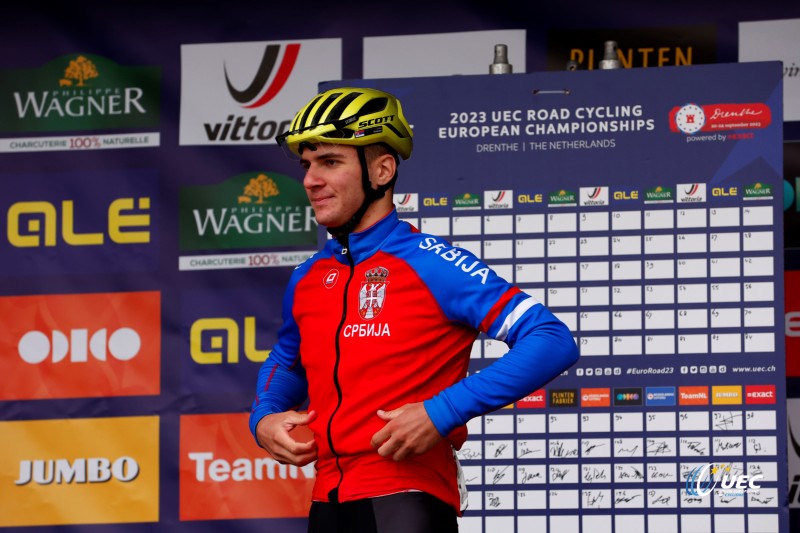 2023 UEC Road European Championships - Drenthe - Under 23 Men's Road Race - Coevorden - Col Du VAM 108 km - 22/09/2023 -  - photo Luca Bettini/SprintCyclingAgency?2023